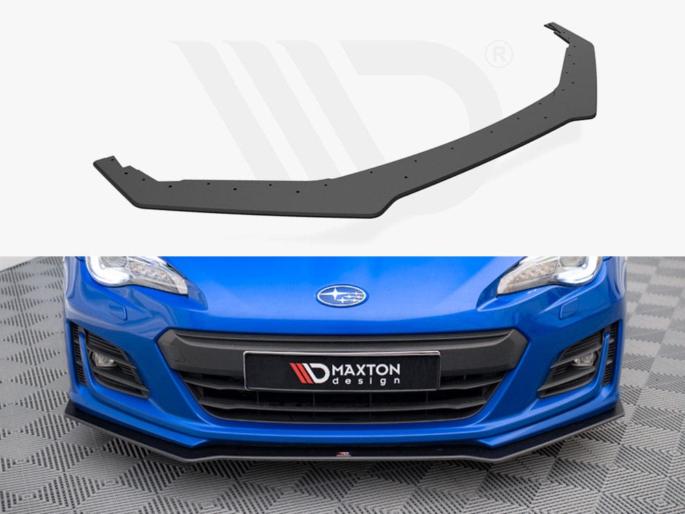 Maxton Design Black Street PRO Front Splitter Subaru BRZ MK1 Facelift 2017-2020 Maxton Design SR