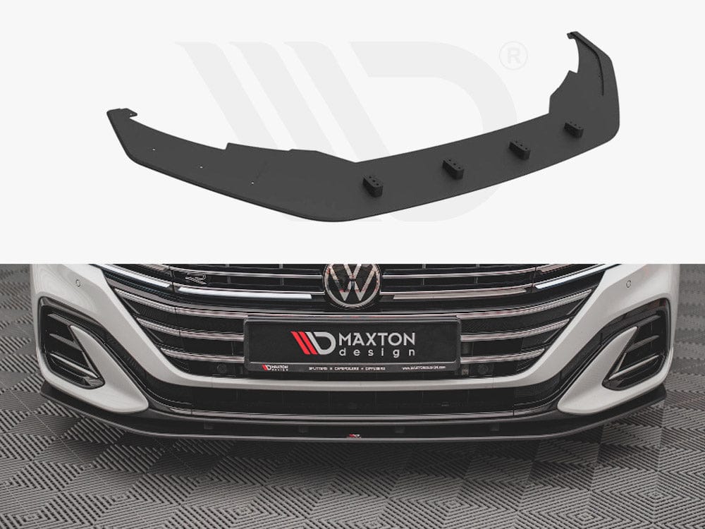 Maxton Design Black Street PRO Front Splitter VW Arteon R-line Facelift 2020- Maxton Design SR
