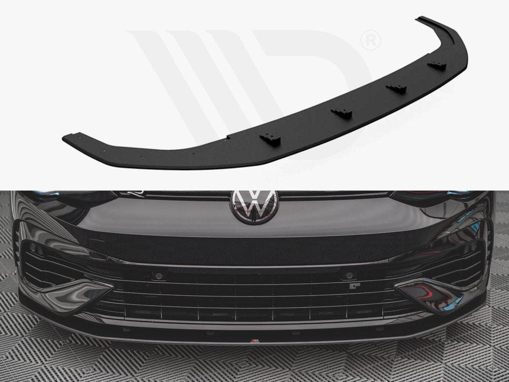 Maxton Design Black Street PRO Front Splitter VW Golf R Mk8 2020- Maxton Design SR