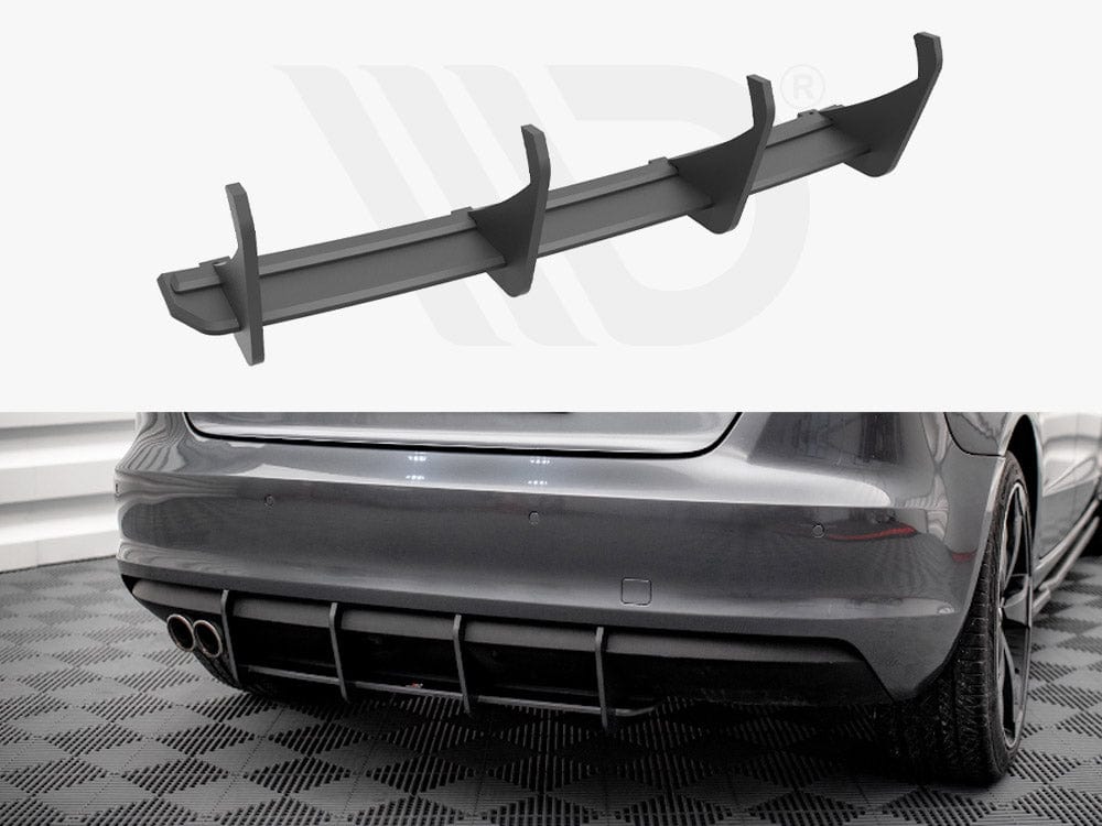 Maxton Design Black Street PRO Rear Diffuser Audi A3 Sportback 8V 2013-2016 Maxton Design SR