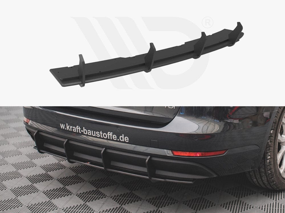 Maxton Design Black Street PRO Rear Diffuser Audi A4 Avant B9 Maxton Design SR