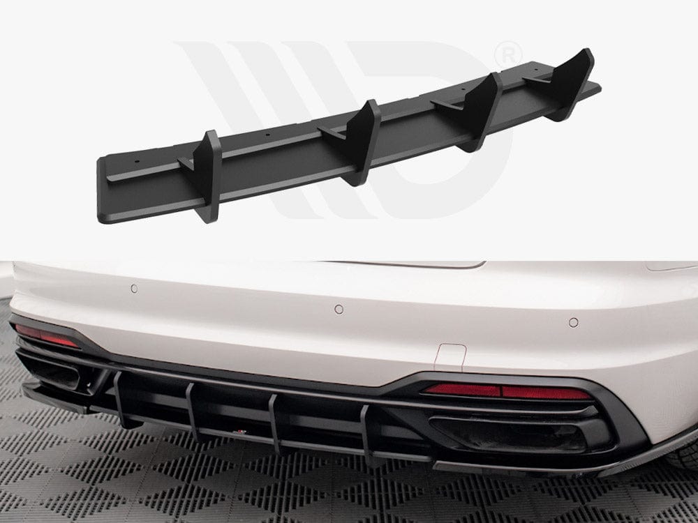 Maxton Design Black Street PRO Rear Diffuser Audi A4 B9 Facelift Maxton Design SR