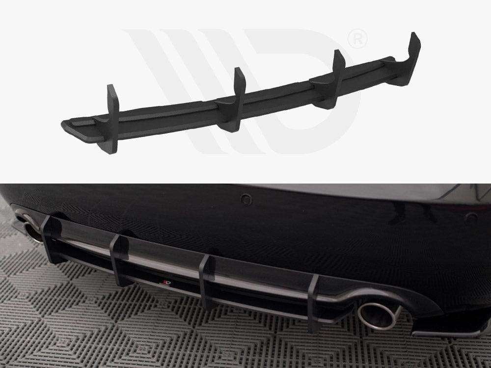 Maxton Design Black Street PRO Rear Diffuser Audi A4 S-Line B7 Maxton Design SR