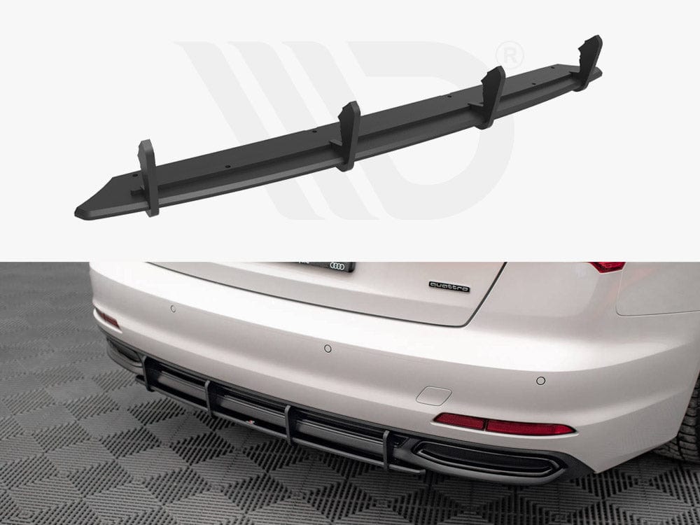 Maxton Design Black Street PRO Rear Diffuser Audi A6 C8 Maxton Design SR