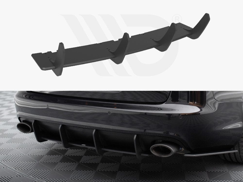 Maxton Design Black Street PRO Rear Diffuser Audi RS6 Avant C6 Maxton Design SR
