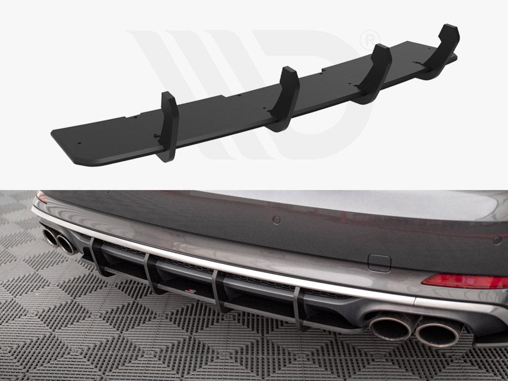 Maxton Design Black Street PRO Rear Diffuser Audi S5 Coupe / Sportback F5 Maxton Design SR