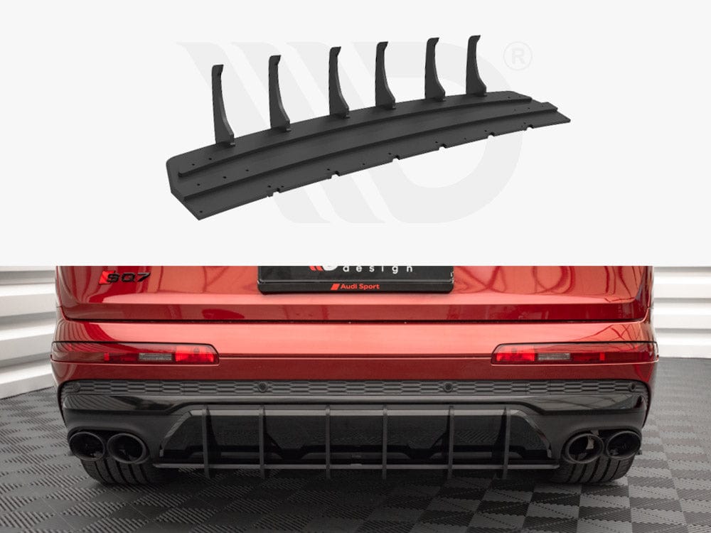 Maxton Design Black Street PRO Rear Diffuser Audi SQ7 Mk2 (4M) Facelift Maxton Design SR