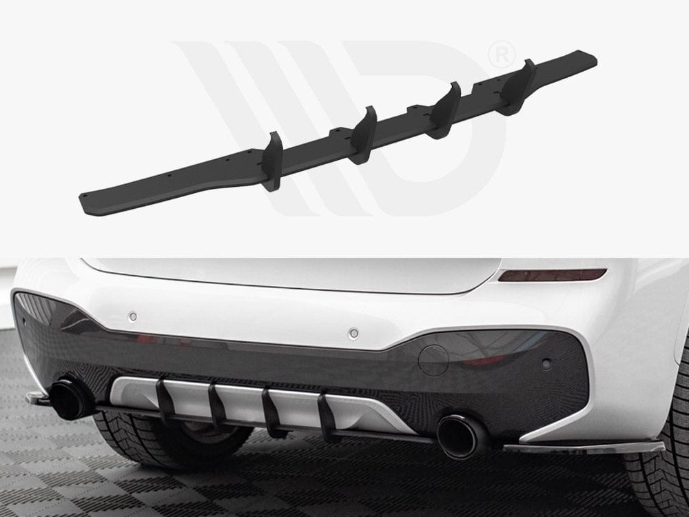 Maxton Design Black Street PRO Rear Diffuser Bmw X1 M-pack F48 2015-2019 Maxton Design SR