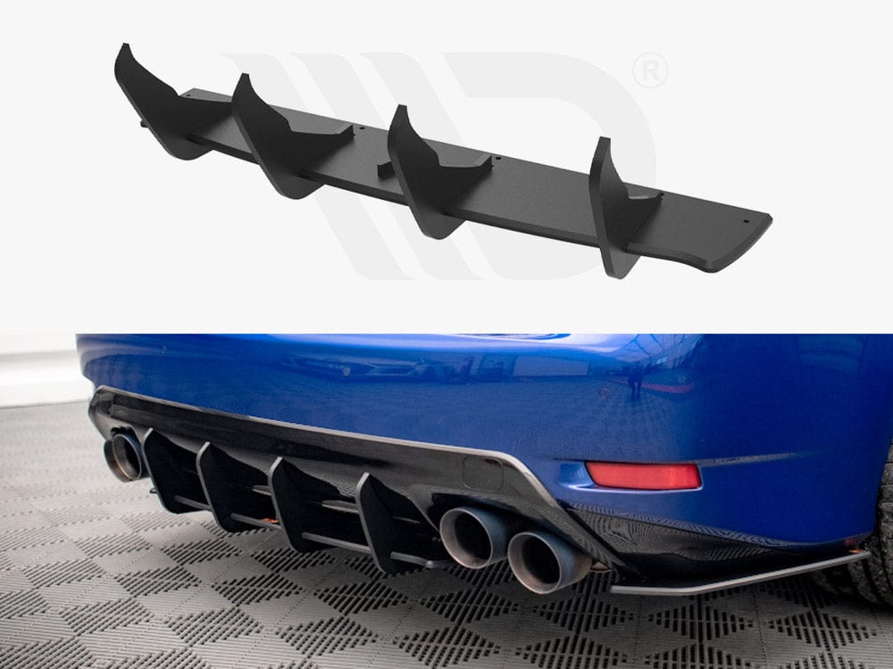 Maxton Design Black Street PRO Rear Diffuser Lexus GS F Mk4 Facelift Maxton Design SR