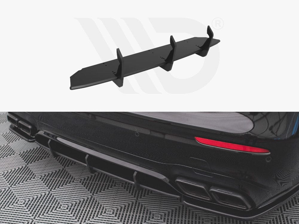 Maxton Design Black Street PRO Rear Diffuser Mercedes E63 AMG Estate / Sedan S213 / W213 2017-2021 Maxton Design SR