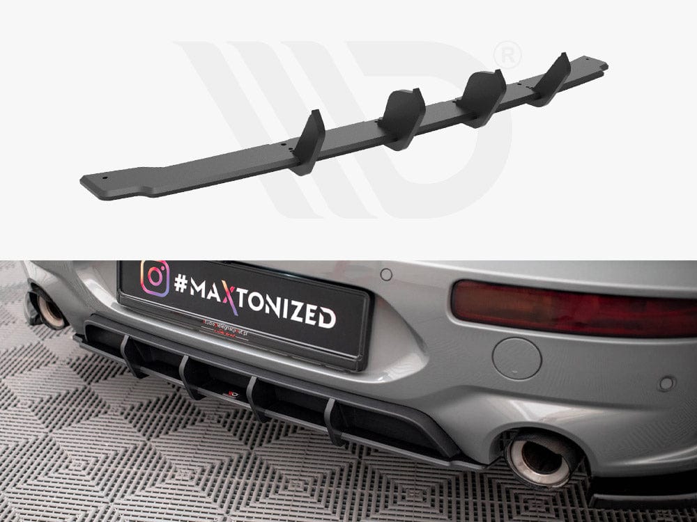 Maxton Design Black Street PRO Rear Diffuser Mini Cooper Clubman John Cooper Works F54 Maxton Design SR
