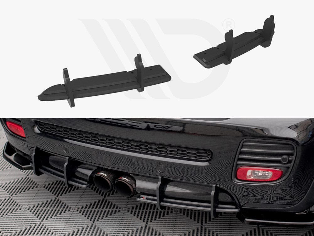 Maxton Design Black Street PRO Rear Diffuser Mini Cooper John Cooper Works R56 Maxton Design SR