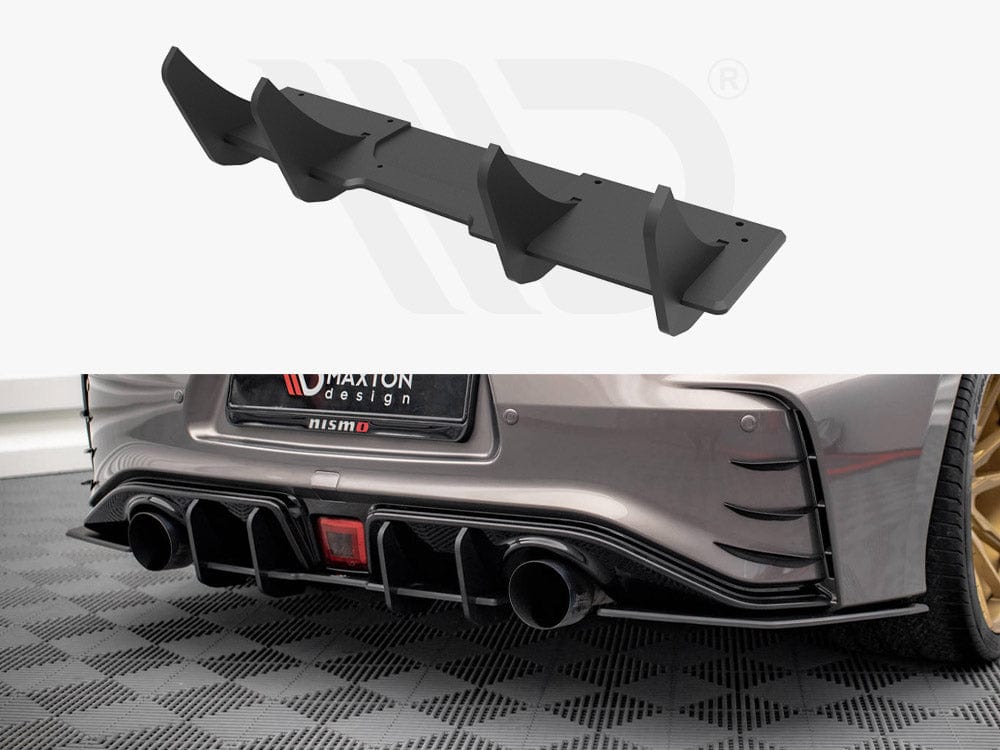 Maxton Design Black Street PRO Rear Diffuser Nissan 370Z Nismo Facelift 2014-2020 Maxton Design SR