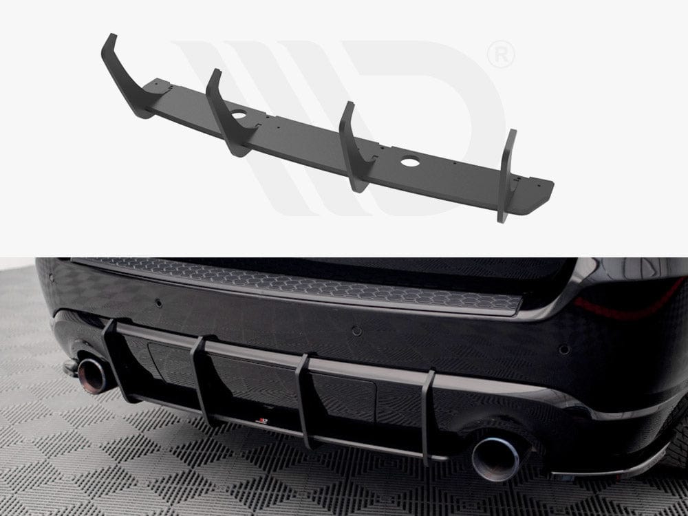 Maxton Design Black Street PRO Rear Diffuser V.2 Dodge Durango RT MK3 2014-2020 Maxton Design SR