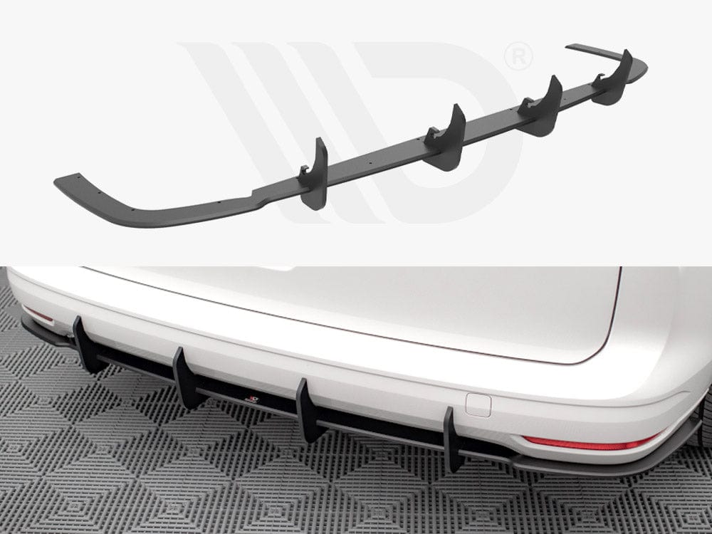 Maxton Design Black Street PRO Rear Diffuser VW Caddy MK5 2020- Maxton Design SR