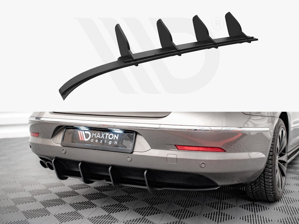 Maxton Design Black Street PRO Rear Diffuser VW Passat CC 2008-2012 Maxton Design SR