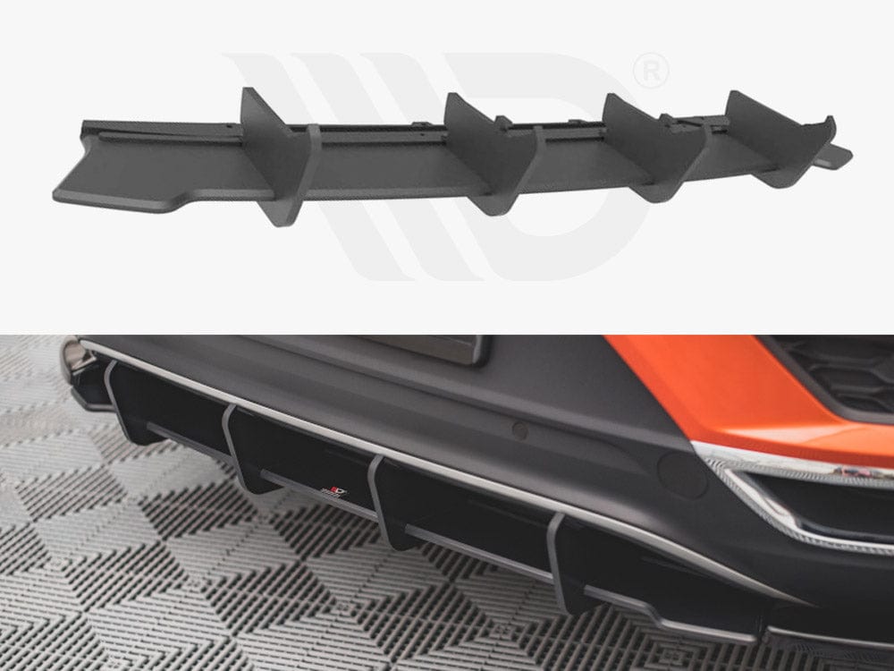 Maxton Design Black Street PRO Rear Diffuser VW T-Roc Mk1 Maxton Design SR