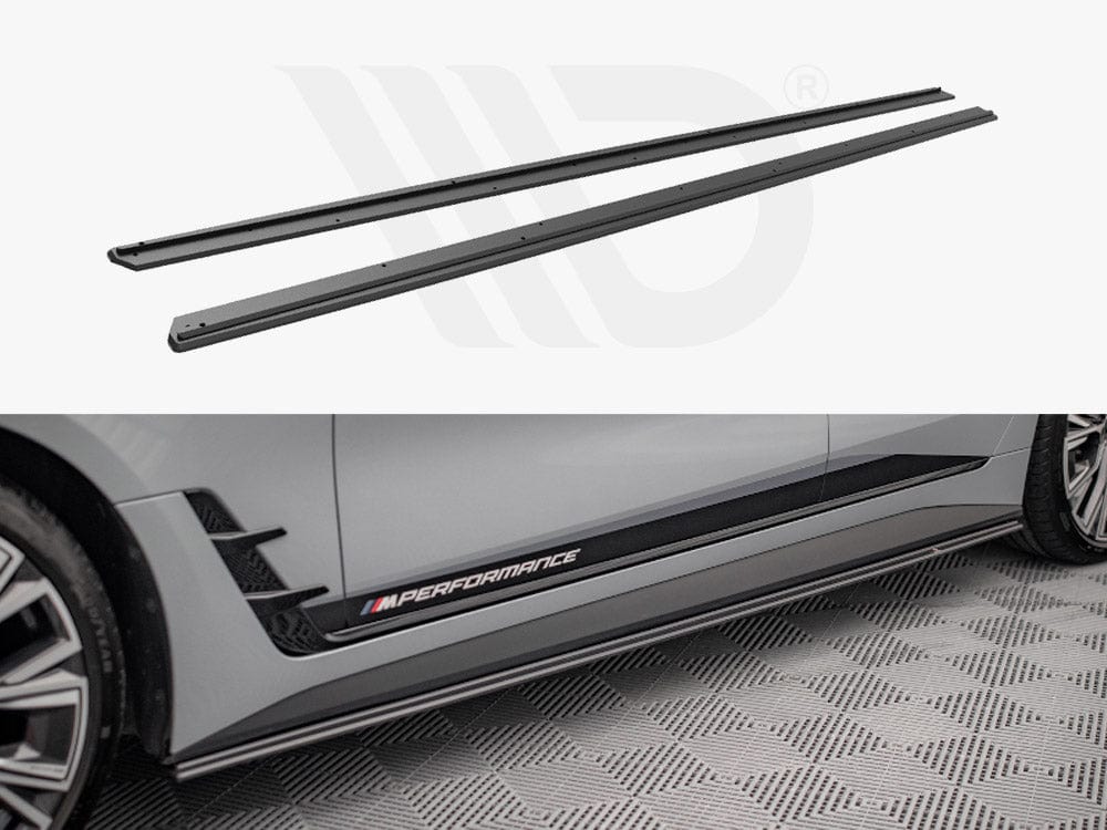 Maxton Design Black Street PRO Side Skirts Diffusers BMW 4 Gran Coupe M-Pack G26 Maxton Design SR
