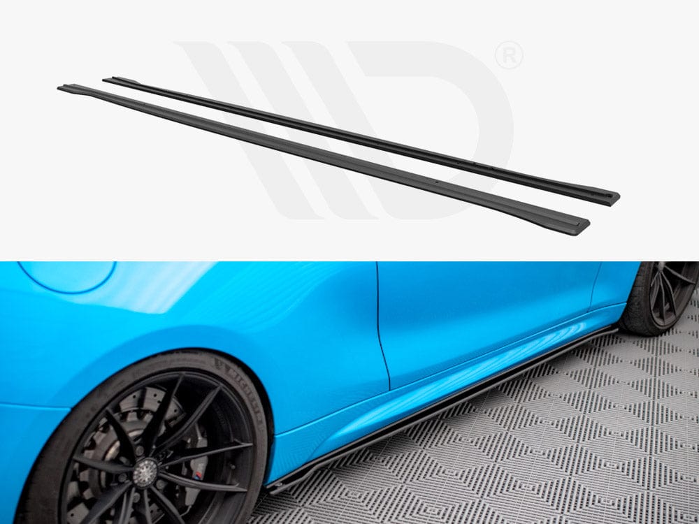 Maxton Design Black Street PRO Side Skirts Diffusers Bmw M2 F87 2016-2020 Maxton Design SR
