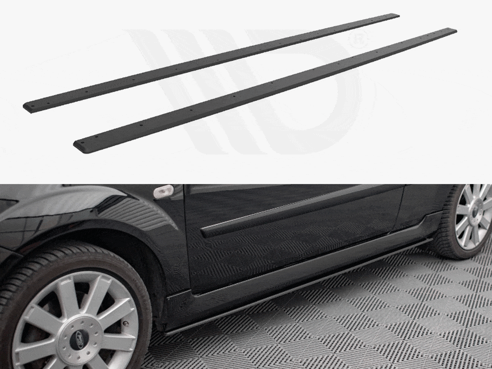 Maxton Design Black Street PRO Side Skirts Diffusers Ford Fiesta ST Mk6 Maxton Design SR
