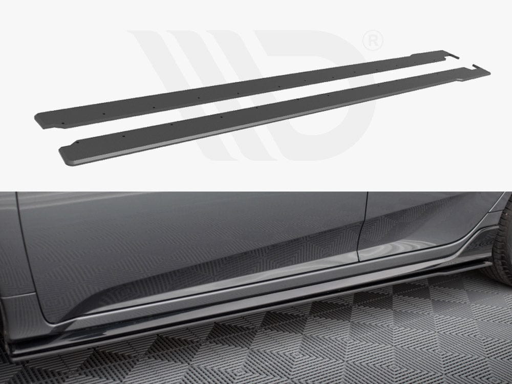 Maxton Design Black Street PRO Side Skirts Diffusers Honda Civic Sport Mk 10 Maxton Design SR