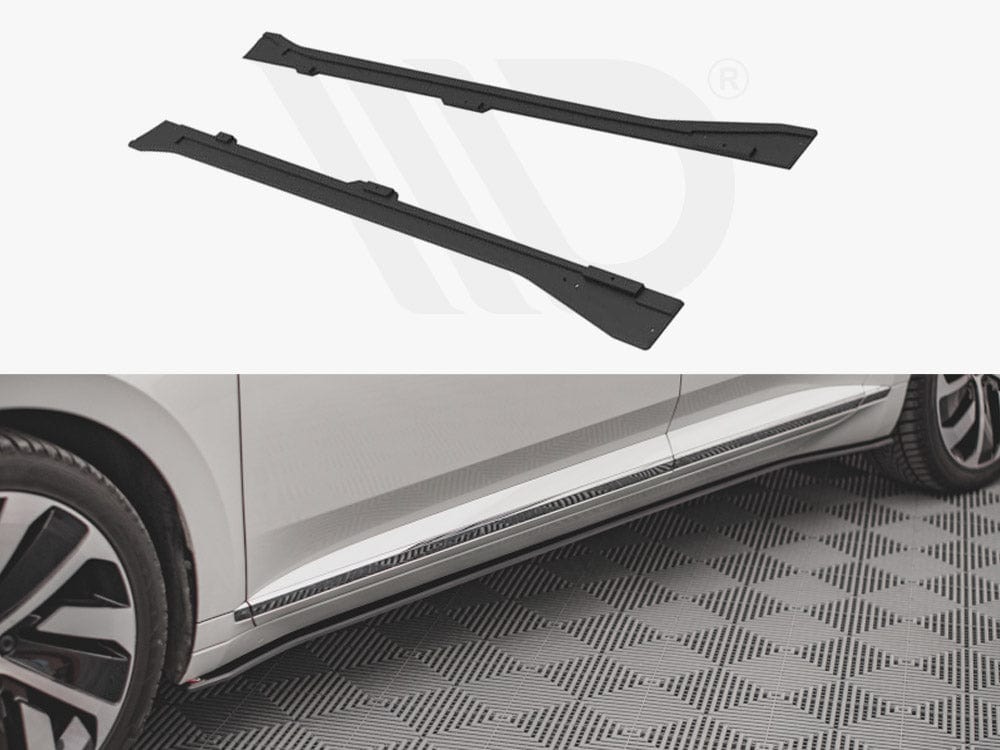 Maxton Design Black Street PRO Side Skirts Diffusers V.1 VW Arteon R / R-line Facelift 2020- Maxton Design SR