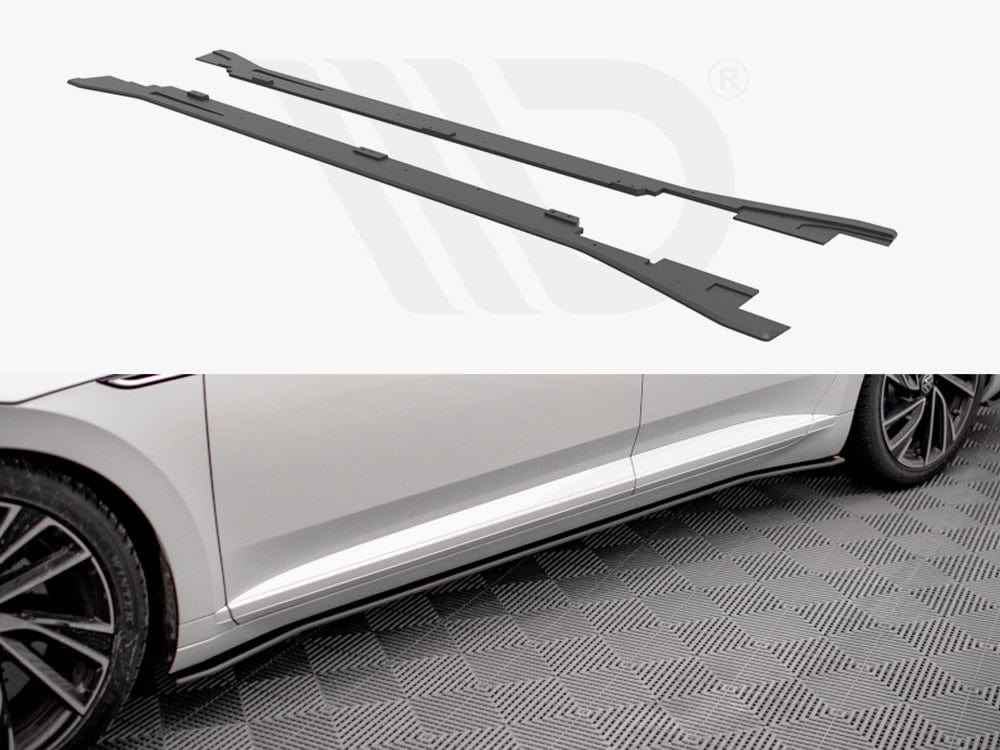 Maxton Design Black Street PRO Side Skirts Diffusers VW Arteon R 2020- Maxton Design SR