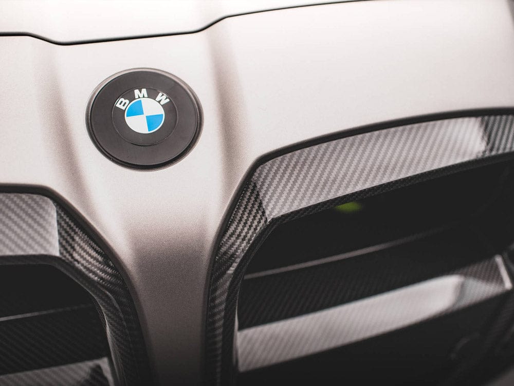 Maxton Design Carbon Fiber Front Grill + License Plate Holder Base BMW M4 G82 / M3 G80 Maxton Design SR