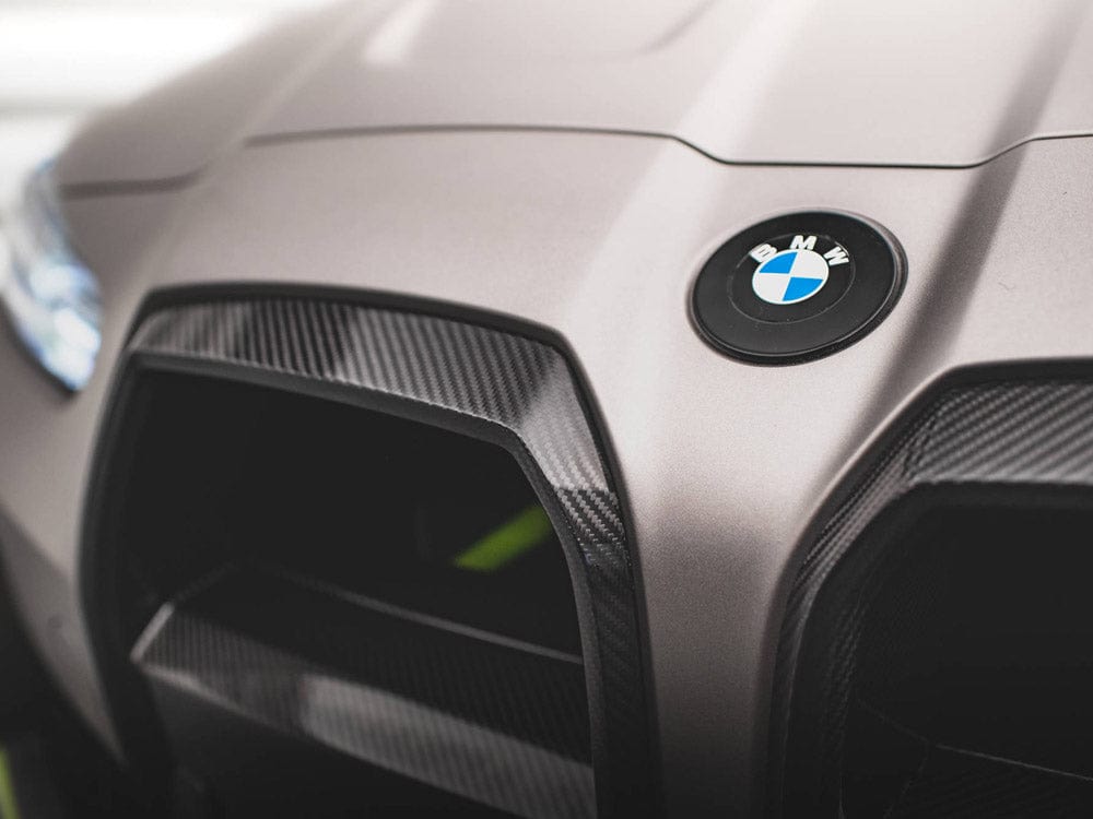 Maxton Design Carbon Fiber Front Grill + License Plate Holder Base BMW M4 G82 / M3 G80 Maxton Design SR