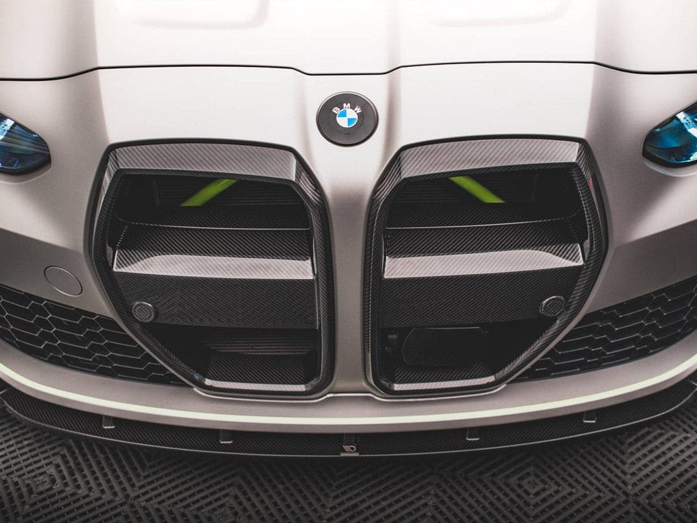 Maxton Design Carbon Fiber Front Grill + License Plate Holder Base BMW M4 G82 / M3 G80 Maxton Design SR
