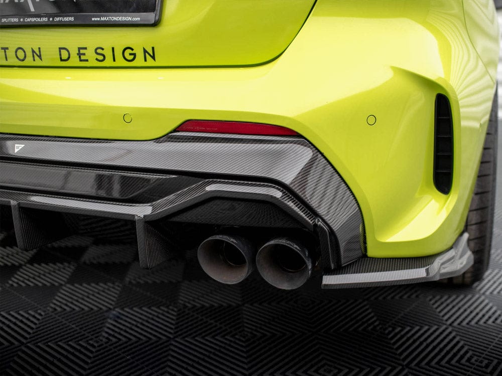 Maxton Design Carbon Fiber Rear Diffuser V.1 + Milltek Sport Exhaust BMW 1 F40 M-Pack / M135i Maxton Design SR
