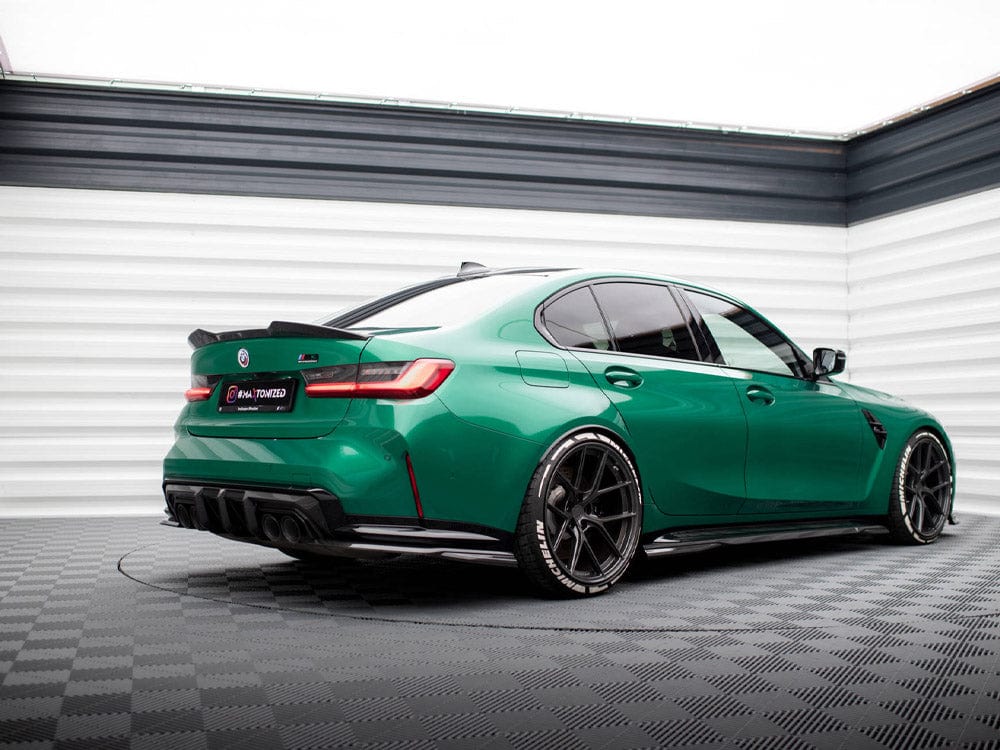 Maxton Design Carbon Fiber Rear Side Splitters BMW M3 G80 Maxton Design SR