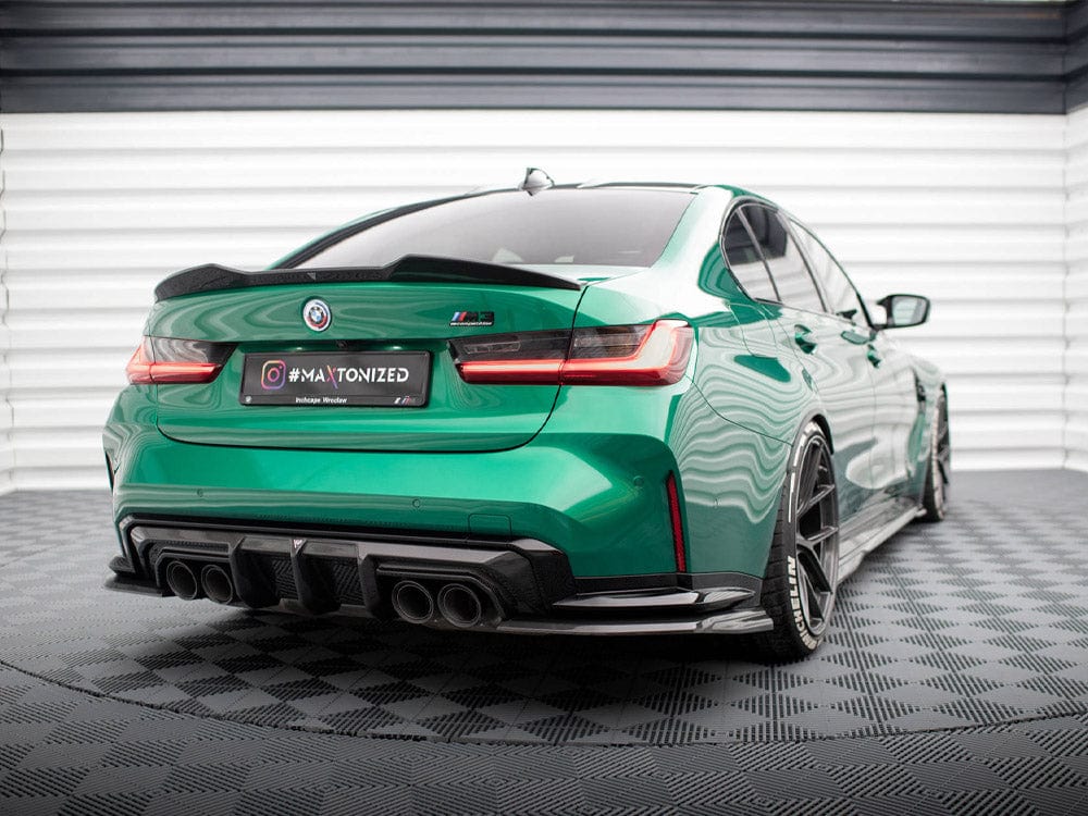Maxton Design Carbon Fiber Rear Side Splitters BMW M3 G80 Maxton Design SR