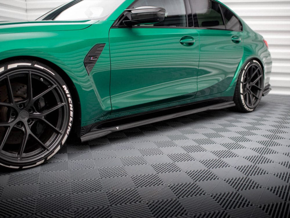 Maxton Design Carbon Fiber Side Skirts BMW M3 G80 Maxton Design SR