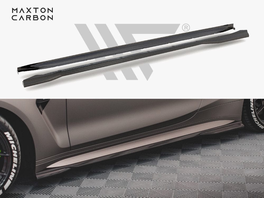 Maxton Design Carbon Fiber Side Skirts BMW M4 G82 Maxton Design SR