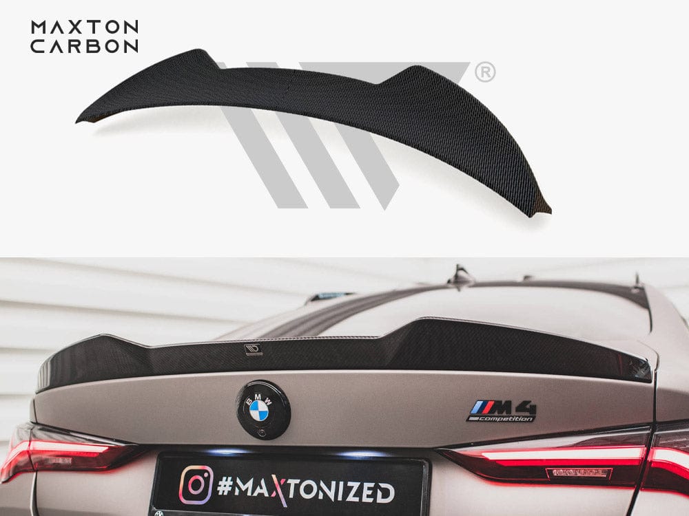 Maxton Design Carbon Fiber Tailgate Spoiler BMW M4 G82 Maxton Design SR