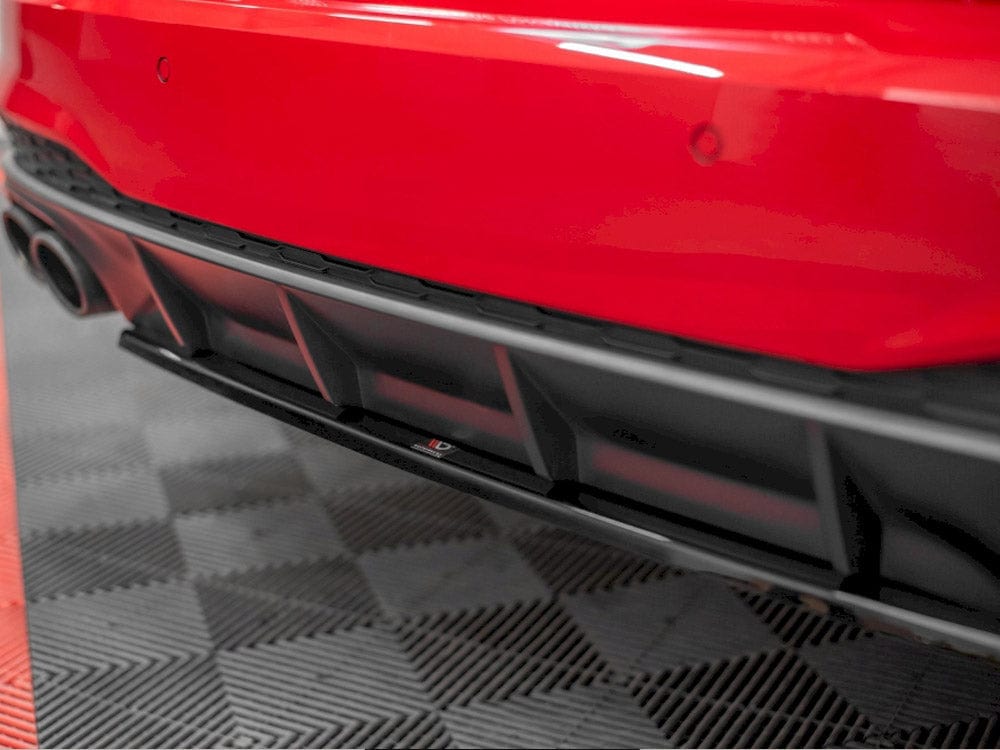 Maxton Design Carbon Look Central Rear Splitter Audi A7 C8 S-Line 2017- Maxton Design SR