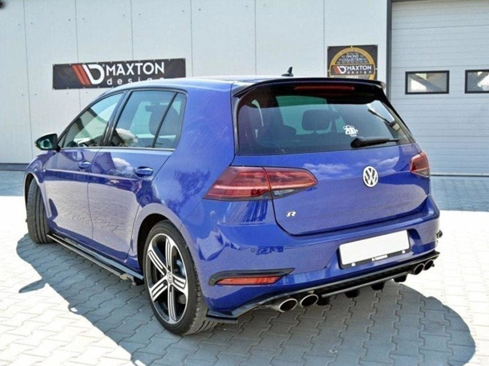 Maxton Design Carbon Look Central Rear Splitter VW Golf VII R Facelift 2017- Maxton Design SR