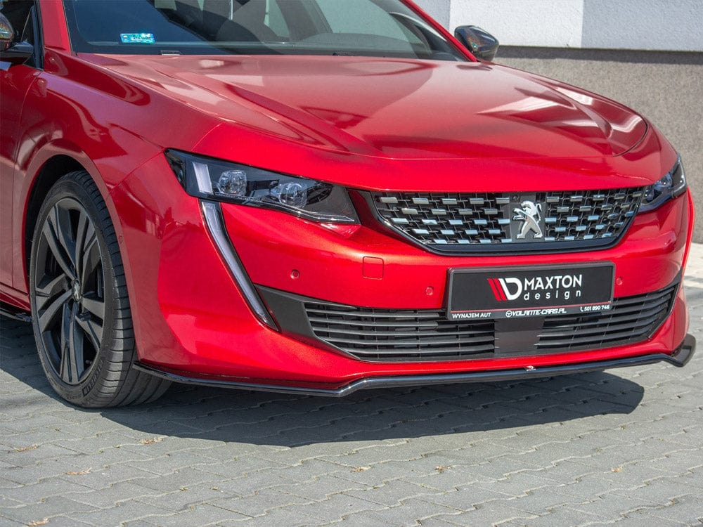 Maxton Design Carbon Look Front Splitter V.1 Peugeot 508 SW MK2 Maxton Design SR
