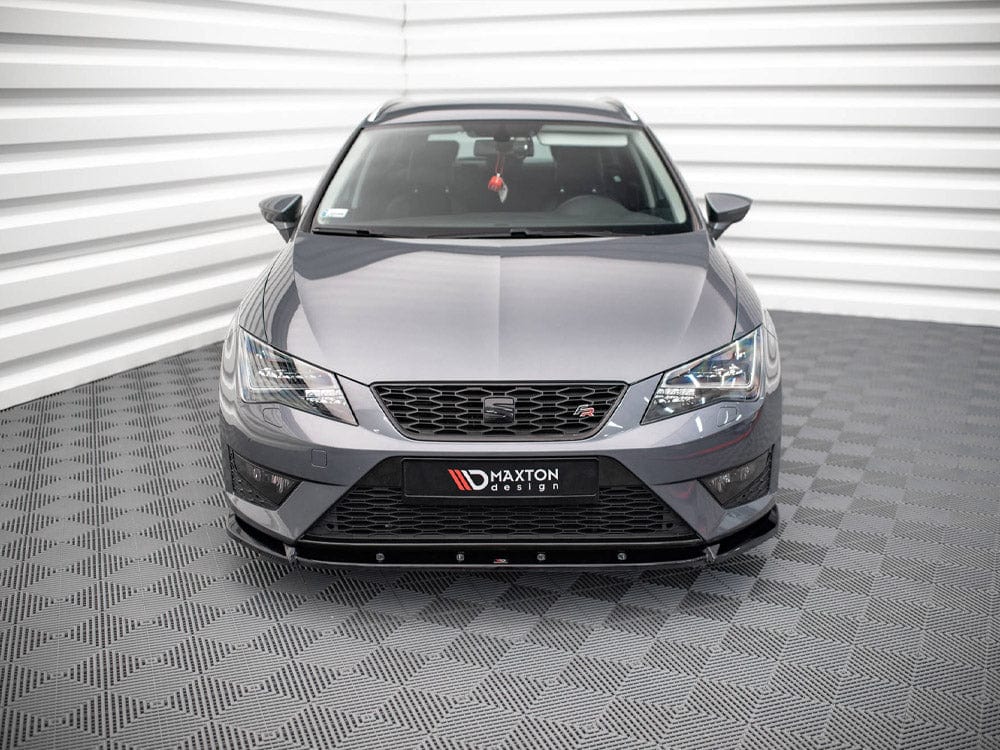 Maxton Design Carbon Look Front Splitter V.1 Seat Leon FR / Cupra MK3 2012-2016 Maxton Design SR