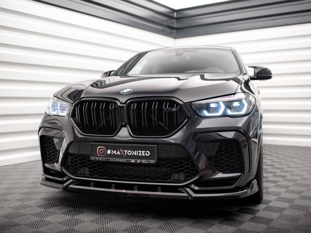 Maxton Design Carbon Look Front Splitter V.2 BMW X6 M F96 Maxton Design SR