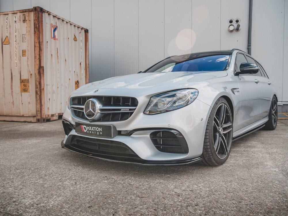 Maxton Design Carbon Look Front Splitter V.2 Mercedes E63 AMG Estate / Saloon S213 / W213 Maxton Design SR