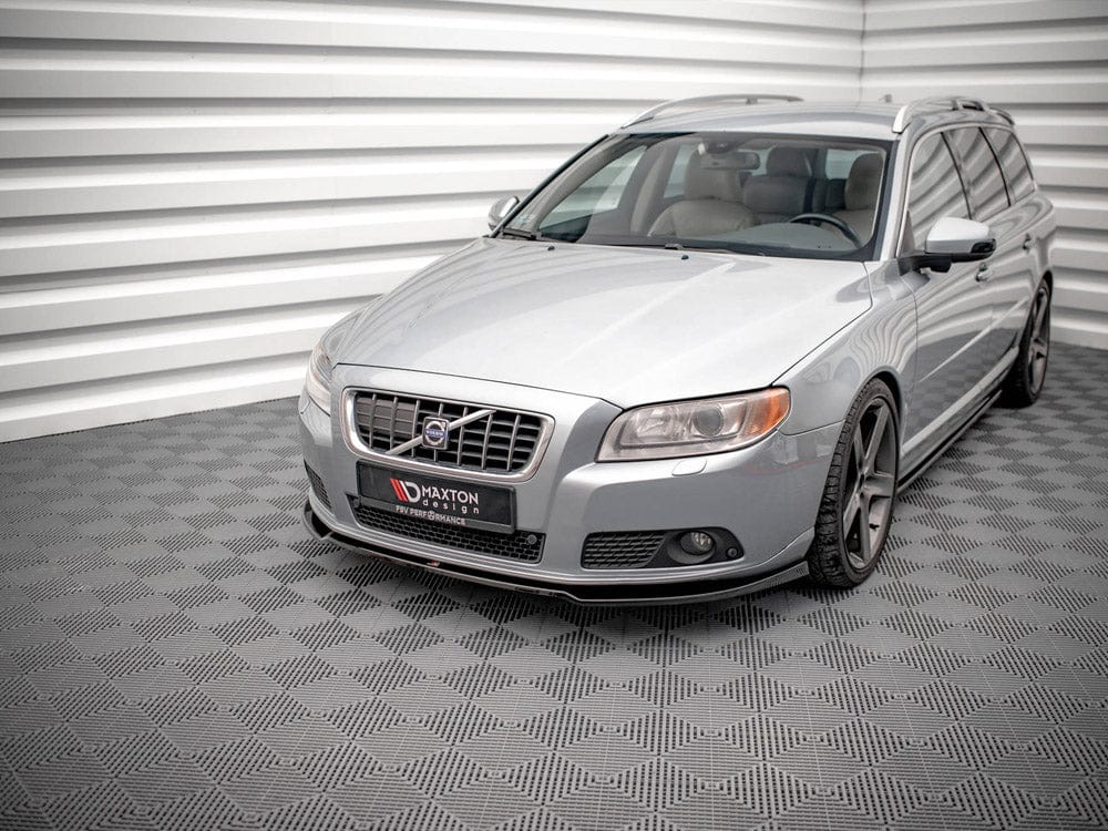 Maxton Design Carbon Look Front Splitter V.2 Volvo V70 MK3 2007-2013 Maxton Design SR