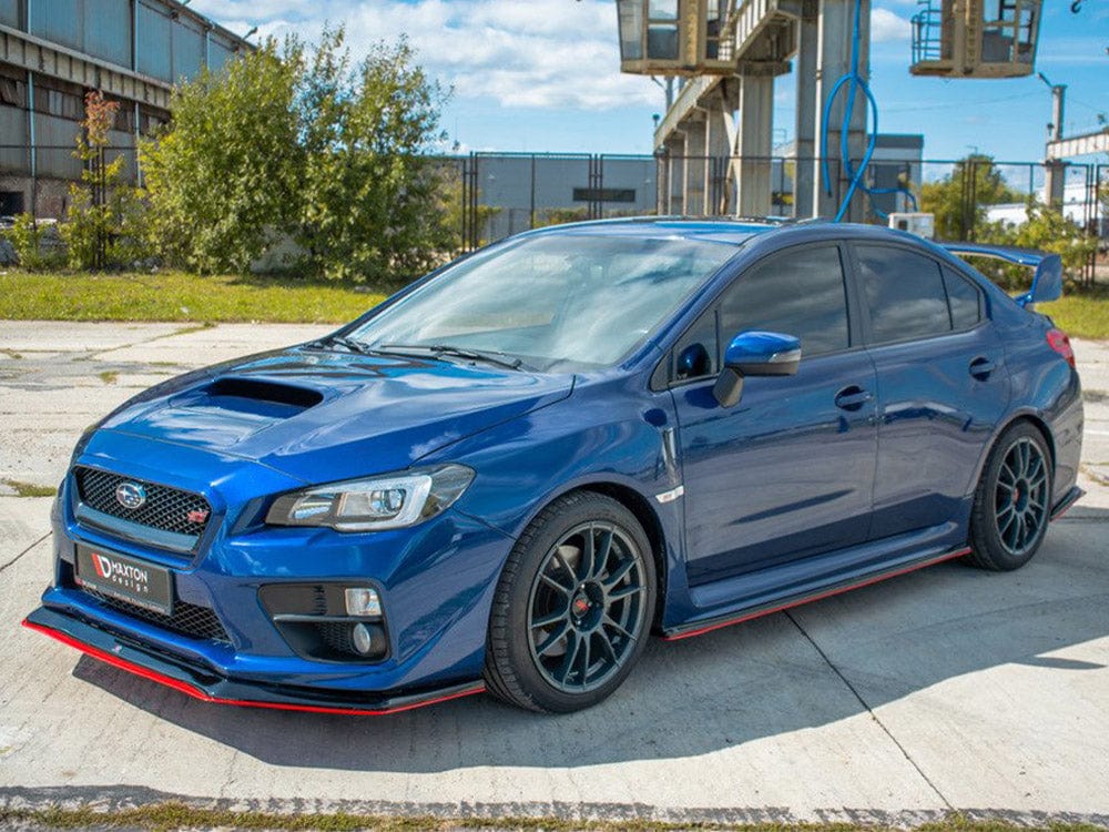 Maxton Design Carbon Look Front Splitter V.3 Subaru WRX STI Maxton Design SR