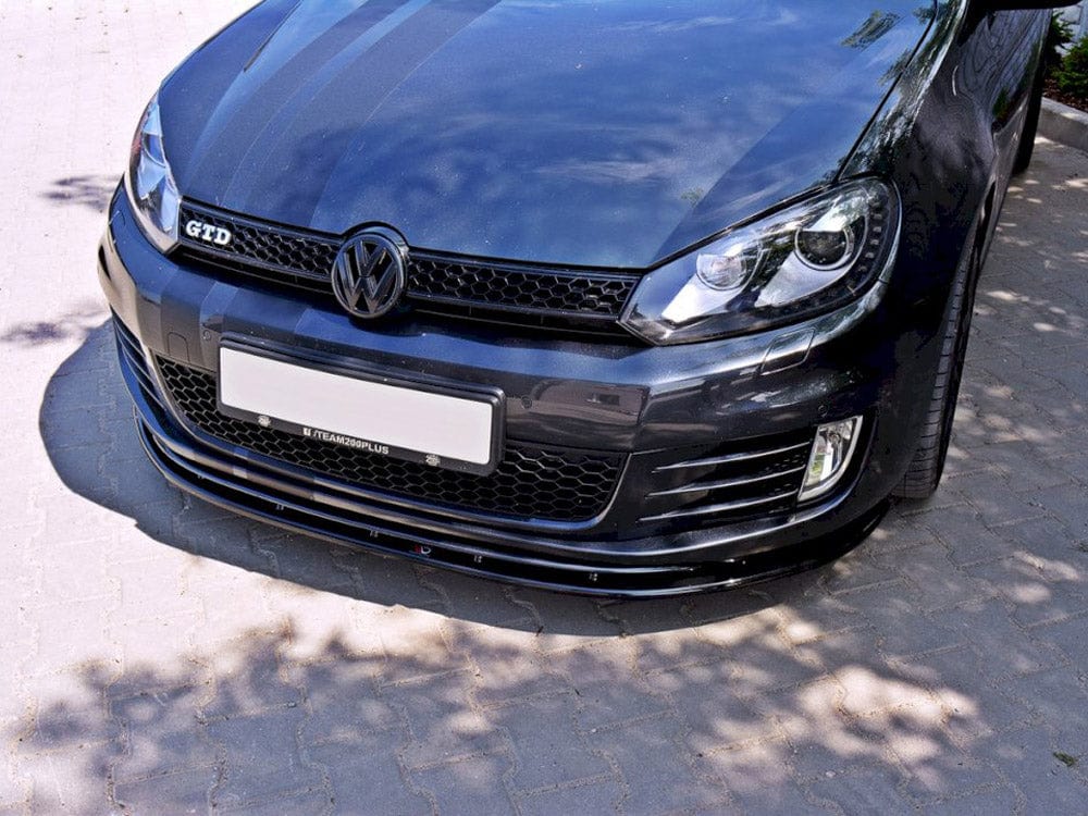 Maxton Design Carbon Look Front Splitter VER.2 VW Golf VI GTI Maxton Design SR