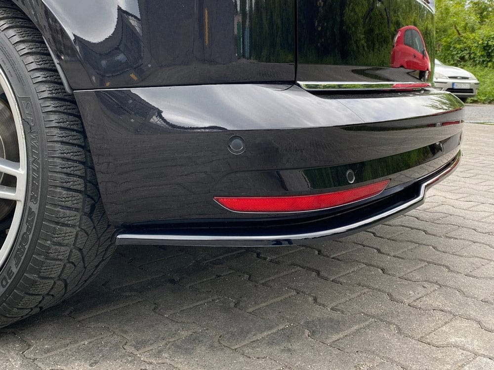 Maxton Design Carbon Look / No Central Rear Splitter Volkswagen Caddy MK4 2015-2020 Maxton Design SR