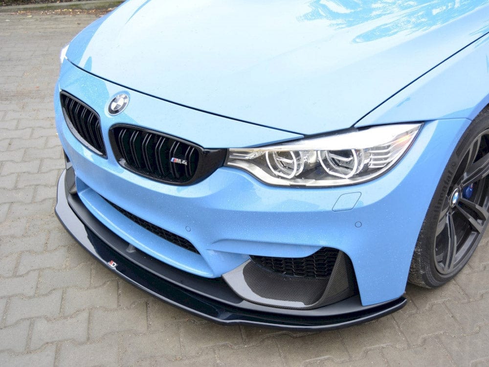 Maxton Design Carbon Look / No Front Splitter Bmw M4 F82 M-performance 2014-20 Maxton Design SR