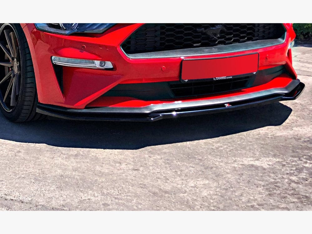 Maxton Design Carbon Look / No Front Splitter Ford Mustang MK6 Facelift 2018- Maxton Design SR