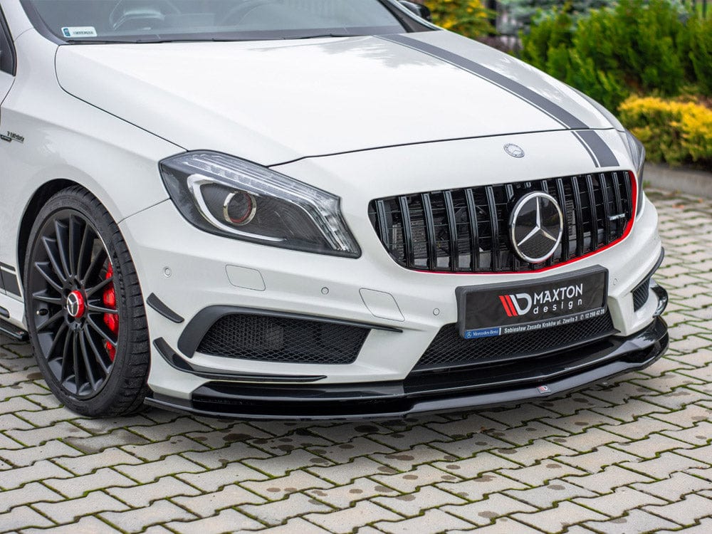 Maxton Design Carbon Look / No Front Splitter Mercedes A45 AMG W176 2013-2015 Maxton Design SR