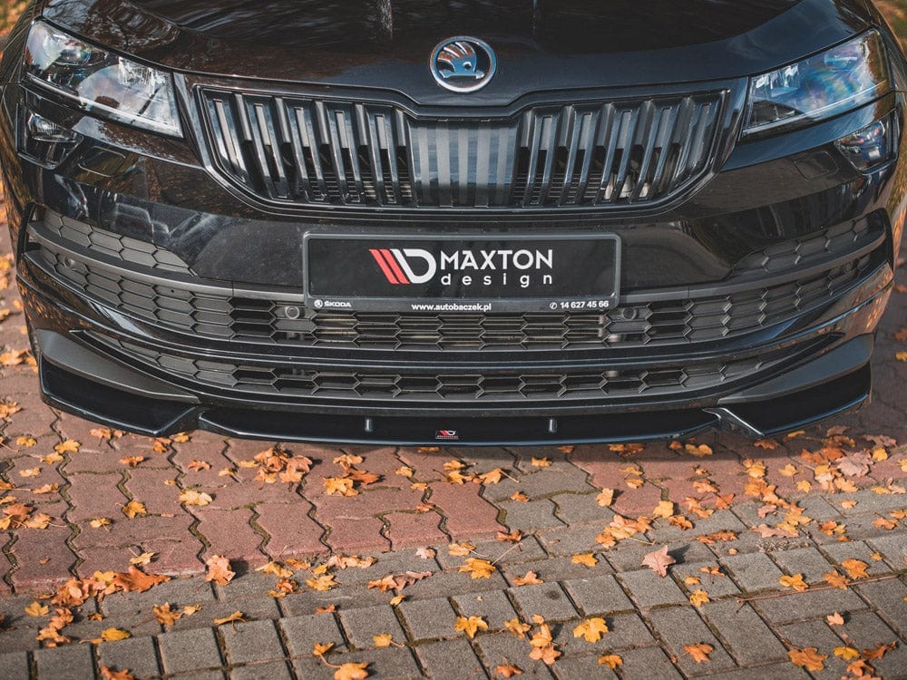 Maxton Design Carbon Look / No Front Splitter Skoda Karoq Sportline Maxton Design SR